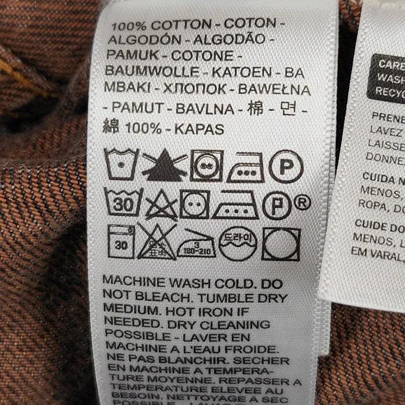 Levis Relaxed Fit Denim‎ Trucker Jacket Mens Large Blue Jean Cotton Casual - Picture 6 of 14